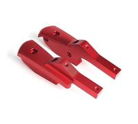 RORVECQ Accessori Moto Estensioni Pedali Passeggero Posteriore Per VESPA GTS250 GT60 GT GTS GTV 125 200 250 300 GTS300(ROSSO,B)