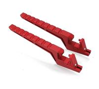 RORVECQ Accessori Moto Estensioni Per Poggiapiedi Passeggero In Alluminio Per CRF450R RWE R CRF450RWE(ROSSO)