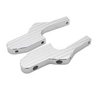RORVECQ Accessori Moto Estensioni Poggiapiedi Passeggero Pegagli Estesi Per Vespa GT GTV 125 200 60 250ie 125 L 200 L 300ie(Argento)