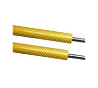 RORVECQ Ammortizzatori Coffano Puntelli Anteriore Gas Supporti Sollevamento Aste Pistone Molle Urto Per Toyota Per Supra A70 3a 1986-1993(Yellow Carbon Fiber)