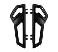 RORVECQ Anteriore Posteriore Poggiapiedi Pilota Passeggero Pedana Pedale Per Harley Per Touring Per Road Per Electra Per Glide Per Softail(NERO)