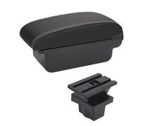 RORVECQ Box Bracciolo Centrale Per S&koda Per Yeti Per Octavia A5 Contenuto Della Confezione: Box Portaoggetti Bracciolo Con Portabicchieri E Interfaccia USB(A white line No USB)