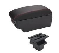 RORVECQ Box Bracciolo Centrale Per S&koda Per Yeti Per Octavia A5 Contenuto Della Confezione: Box Portaoggetti Bracciolo Con Portabicchieri E Interfaccia USB(C1 linea rossa 7USB)