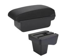 RORVECQ Box Bracciolo Per Auto Contenitore Centrale Per Riporre Oggetti Accessori Per La Modifica Dell'auto Interni Retrattili Per Suzuki Per Vitara(C2 Linea nera NO USB)