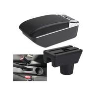 RORVECQ Box Bracciolo Per Mitsubishi Per Attrage Per Mirage Per Space Star Accessori Auto(B2 linea nera SENZA USB)