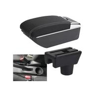 RORVECQ Box Bracciolo Per Mitsubishi Per Attrage Per Mirage Per Space Star Accessori Auto(C3 linea bianca 7USB)
