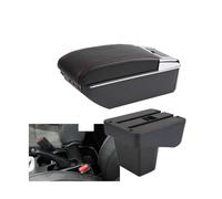 RORVECQ Box Bracciolo Per Suzuki Per Vitara Accessorio Per Vano Portaoggetti Centrale(C1 linea rossa 7USB)