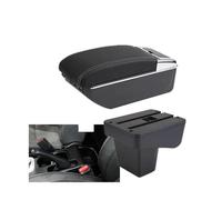 RORVECQ Box Bracciolo Per Suzuki Per Vitara Accessorio Per Vano Portaoggetti Centrale(C3 linea bianca 7USB)
