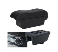 RORVECQ Bracciolo Auto Scatola Di Archiviazione Parti Retrofit Accessori Interni Auto Braccio Per Seat Per Ibiza Per Ibiza 6j Per Ibiza 6L(C2 Linea nera NO USB)