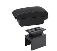 RORVECQ Bracciolo Auto Universale Modello Universale Accessori Auto Portariviste Ricambi Retrofit Riduzione Fatica(B3 Nero bianco 3USB)