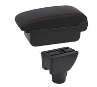 RORVECQ Bracciolo Per Hyundai Per GETZ Bracciolo Vano Di Stoccaggio Ricambio Accessori Auto(B1 Linea Rossa)