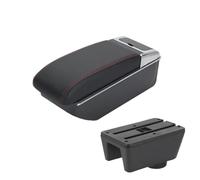 RORVECQ Bracciolo Per Seat Per Ibiza MK4 IV 6J Interni Auto Console Scatola Di Archiviazione Bracciolo Centrale 2008 2009 2010-2017 Accessori Auto(Red Line)