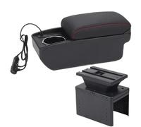 RORVECQ Bracciolo Universale Per Auto Modello Universale Accessorio Per Auto Contenitore Portaoggetti Per Auto Modifica Interni Parti Di Retrofit(A1 Ricarica rapida)