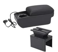 RORVECQ Bracciolo Universale Per Auto Modello Universale Accessorio Per Auto Contenitore Portaoggetti Per Auto Modifica Interni Parti Di Retrofit(A3 Ricarica rapida)