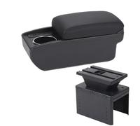 RORVECQ Bracciolo Universale Per Auto Modello Universale Accessorio Per Auto Contenitore Portaoggetti Per Auto Modifica Interni Parti Di Retrofit(B2 Linea nera 6USB)
