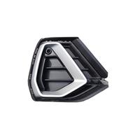 RORVECQ Cornice Fendinebbia Paraurti Anteriore Auto Copertura Fendinebbia Cornice Cromata Griglia Luci Diurne Per Q3 2019 2020 2021(Giusto)