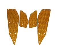 RORVECQ Cuscinetti pedale piastra poggiapiedi Per Y&amaha Per XMAX 125 250 300 400 XMAX300 Accessori motociclo Poggiapiedi Pedana Cuscinetti piedi(Oro)