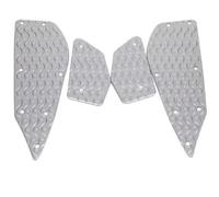 RORVECQ Cuscinetti pedale piastra poggiapiedi Per Y&amaha Per XMAX 125 250 300 400 XMAX300 Accessori motociclo Poggiapiedi Pedana Cuscinetti piedi(Argento)