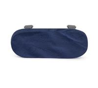 RORVECQ Cuscino Bracciolo Auto In Memory Foam Morbido Supporto Gomito Ergonomico Per Sedile(Blu)