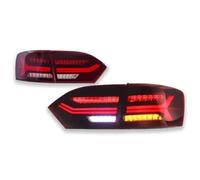 RORVECQ Fanale Posteriore Per VW Per Jetta Mk6 Per Sagitar 2011-2014 | Gruppo Luci Posteriori Luci Dinamiche A LED(ROSSO)