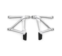 RORVECQ Kit Poggiapiedi Passeggero Posteriore Staffa Per B&MW R1250GS R1200GS R1250 R1200 GS LC Adventure Per 2014-2023(Argento)