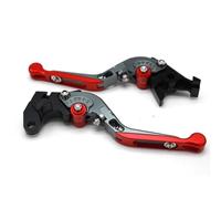 RORVECQ Leve Freno E Frizione Pieghevoli Regolabili Per SUZUKI GSX-R600 GSXR-750 GSXR-1000 GSXR600 GSXR750 GSXR1000 2017-2019(ROSSO)