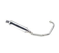 RORVECQ Marmitta Per Moto Sistema Completo Escape Per CBF125 CBF150 CBF125 150 Accessori Per Modifiche(Argento)