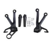 RORVECQ Moto Poggiapiedi Posteriori Pedali Supporto Accessori Per Suzuki GSXR1000 GSX R1000 2003 2004(Matte Black)