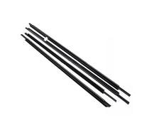 RORVECQ Parabrezza Finestrino Per Citroen Per Elysee 2014 2015 2016 4 Pezzi Guarnizione Esterna Per Finestrini Auto In Gomma Fascia Tenuta(NERO)