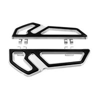 RORVECQ Pedana passeggero moto Poggiapiedi posteriori Per Harley Per Touring Per FLHR Per Street Per Electra Per Glide Per FLTR Per Softail Per FL Fat Boy(Electroplating)