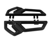 RORVECQ Pedana passeggero moto Poggiapiedi posteriori Per Harley Per Touring Per FLHR Per Street Per Electra Per Glide Per FLTR Per Softail Per FL Fat Boy(NERO)