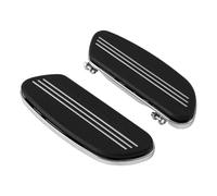 RORVECQ Pedana Poggiapiedi per Moto per Harley per Touring per Street Glide per Electra Glide per Road Glide 1986-2024(Cromo)
