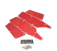 RORVECQ Pedane Moto Pedane Appoggiapiedi Pedale Anteriore e Posteriore Poggiapiedi Pedana Scalino Per KYMCO AK550 AK 550 2017-2020(ROSSO)