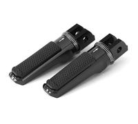 RORVECQ Peg Poggiapiedi Moto Anteriore Posteriore Pedale Per Y&amaha MT-07 MT-09 MT07 MT09 XSR700 XSR900 FZ6 XJ6(NERO,Davanti)