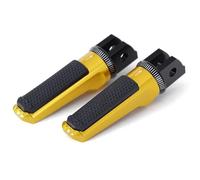 RORVECQ Peg Poggiapiedi Moto Anteriore Posteriore Pedale Per Y&amaha MT-07 MT-09 MT07 MT09 XSR700 XSR900 FZ6 XJ6(Giallo,Davanti)