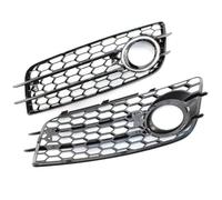 RORVECQ Per A4 B8 S-line S4 2009-2012 Griglia Fendinebbia Stile RS4 Griglia Inferiore Paraurti Anteriore Griglia Fendinebbia(Chrome Silver)