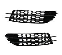 RORVECQ Per A6 C7 2012 2013 2014 2015 2 Pezzi Griglia A Nido D'ape Per Fendinebbia Anteriore Auto(Gloss Black)