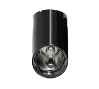 RORVECQ Per B&MW Serie 3 G20 G21 320D 330i 320i 2023 2024 Terminale Silenziatore Sostituzione Sistema Di Scarico Bocchettone Copriscarico(NERO,1 pz)