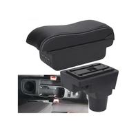 RORVECQ Per C&hevrolet Per Sonic Per Aveo Bracciolo Auto Ricambi Retrofit Vanetto Portaoggetti Interno Ricambi Auto(B3 Nero bianco 3USB)