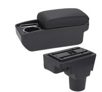 RORVECQ Per C&hevrolet Per Sonic Per Aveo Lova T250 T300 Vanetto Bracciolo Auto Accessori Interni Auto(C2 Linea nera NO USB)