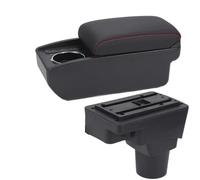RORVECQ Per C&hevrolet Per Sonic Per Aveo Lova T250 T300 Vanetto Bracciolo Auto Accessori Interni Auto(B1 Nero rosso 6USB)