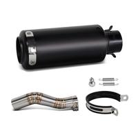 RORVECQ Per CBR250RR CBR250 RR 2017 2018-2024 Scarico Sportivo Racing Slip-On Line Tubo Di Collegamento Centrale Per Moto Con Silenziatore Project(Style E)