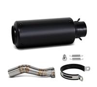 RORVECQ Per CBR250RR CBR250 RR 2017 2018-2024 Scarico Sportivo Racing Slip-On Line Tubo Di Collegamento Centrale Per Moto Con Silenziatore Project(Stile B)