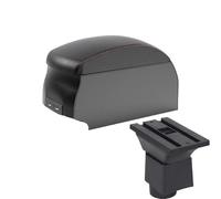 RORVECQ Per Chery A1 A3 2007 2008 2009 2010 2011 Bracciolo Auto Scatola Di Archiviazione Centrale Con Interfaccia USB(B1 Black Red double)