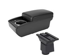 RORVECQ Per Chery A1 A3 2007-2011 Scatola Bracciolo Auto Scatola Archiviazione Centrale Con USB Dettagli Modifica Interni Auto(B2 Linea nera 6USB)