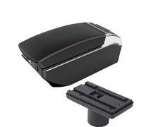 RORVECQ Per Chery Per Cielo A3 M11 Scatola Bracciolo Console Centrale Con Interfaccia USB Braccioli Accessorio Auto Interno(Black red 7 USB)