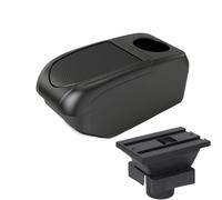 RORVECQ Per Citroen Per Sega Scatola Bracciolo Auto Modifica Interna Super Ampio Spazio Di Archiviazione Con USB(B1 Black Frame 6USB)