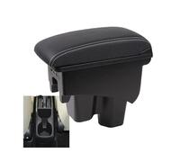 RORVECQ Per City Bracciolo Auto Alzato Doppio Strato Portariviste Restyling Accessori Auto Con USB(A3 Pelle artificiale)