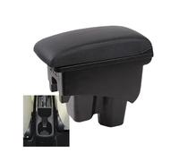 RORVECQ Per City Bracciolo Auto Alzato Doppio Strato Portariviste Restyling Accessori Auto Con USB(A2 Pelle artificiale)