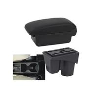 RORVECQ Per City Bracciolo Auto Interni Specializzato Retrofit Centro Portariviste Accessori Auto(Linea nera A2 Nessuna USB)